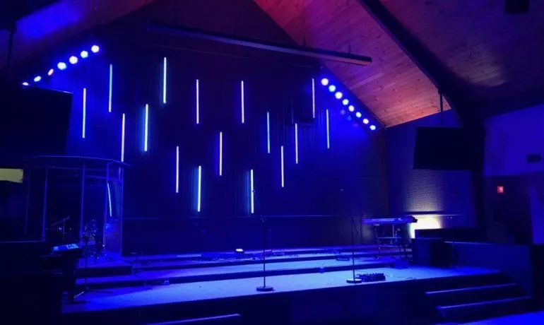New Church Stage Audio, Visual and Lighting Planning church stage lighting 770x460 1