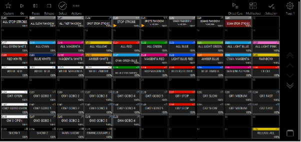 ONYX Playback Buttons Window: Fast & Easy Lighting Control for School & Church Installations Picture 2