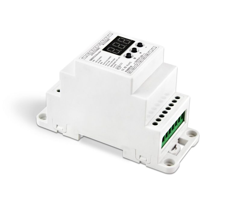 Uniqueen WU 833 DIN DIN Rail 3CH DMX Constant Voltage Decoder 1 scaled 2