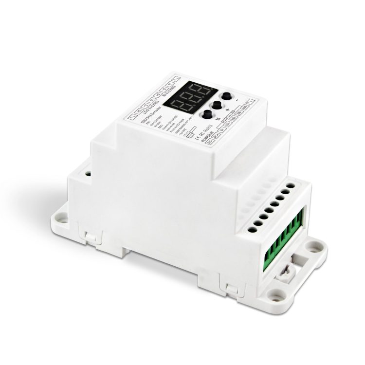 Uniqueen WU 834 DIN DIN Rail 4CH DMX Constant Voltage Decoder 1 scaled 2