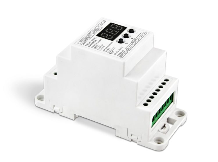 Uniqueen WU 835 010V DIN RJ45 DIN Rail DMX512 5CH Output Signal Converter 1 scaled 2