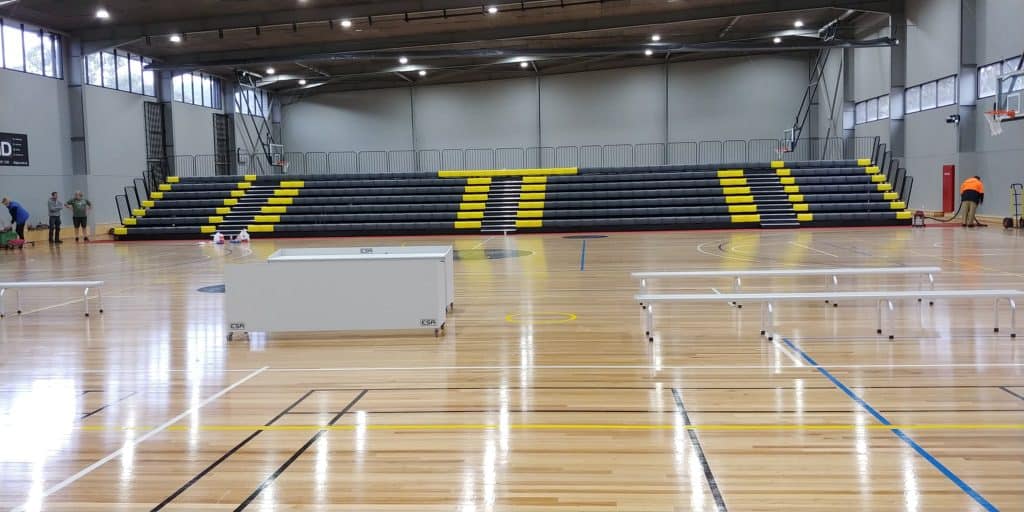 Retractable Seating System3