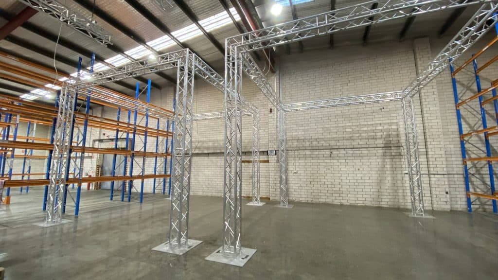 Warehouse Ground Mounted Truss Structure