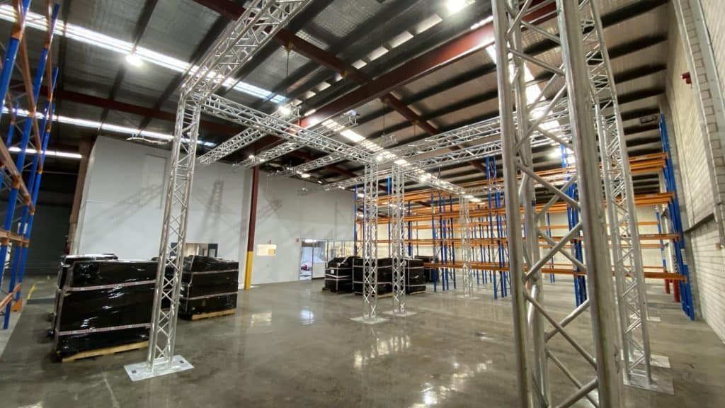 Warehouse Ground Mounted Truss Structure