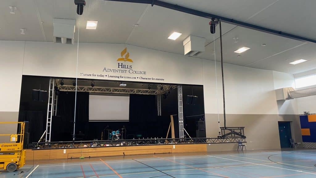 hills adventist motorized lighting truss 2