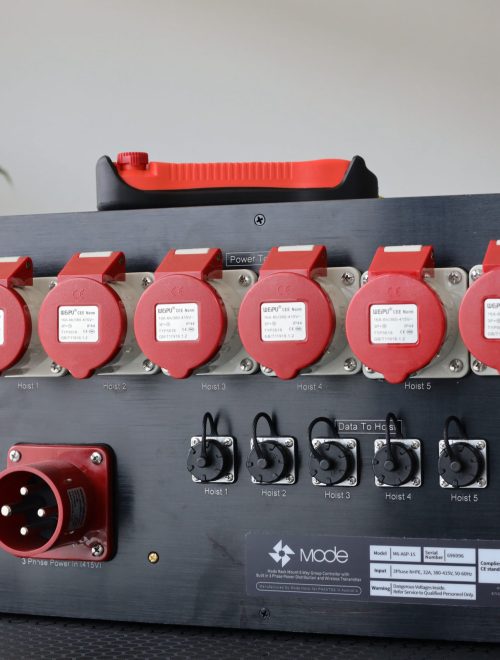 mode r6 motor control s3 chain hoist rack mount controller